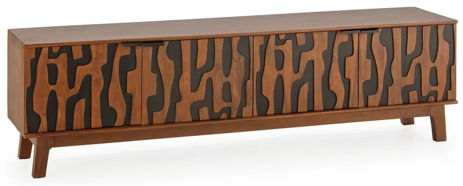 Barna mangófa TV-állvány 180x50x40 cm Kantu – MOME