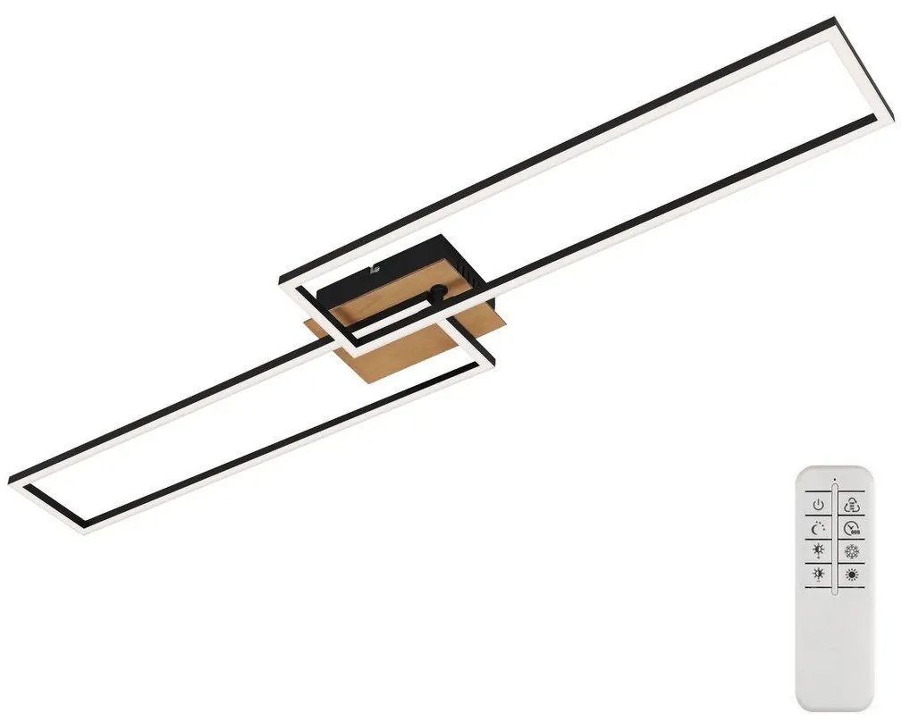 Brilo - LED Dimmelhető felületre szerelhető csillár FRAME 2xLED/20W/230V 2700-5000 + távirányító