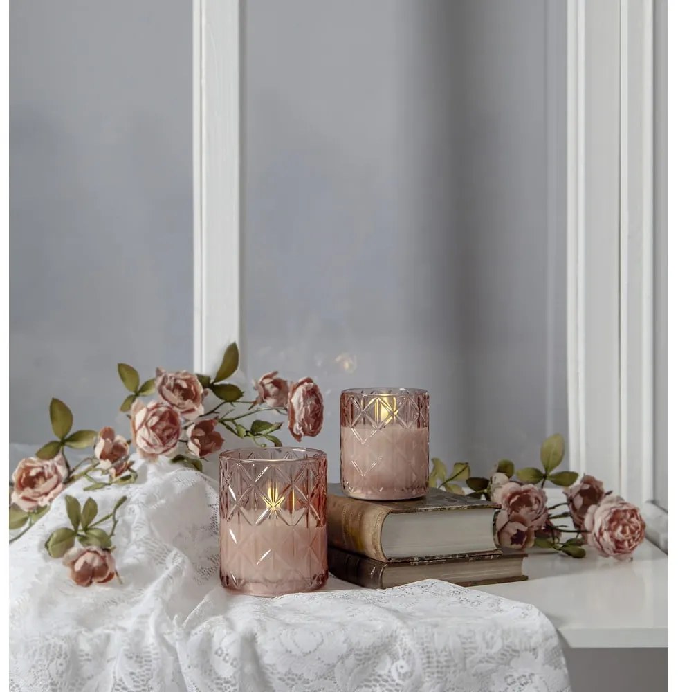 Elemmel működő LED gyertya (magasság 10 cm) Flamme Romb – Star Trading