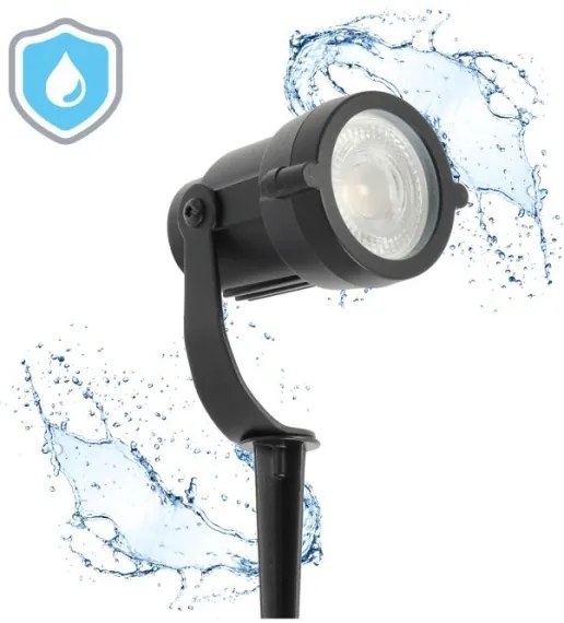 Kültéri lámpa BLAKE UNO 1xGU10/35W/230V IP65 fekete