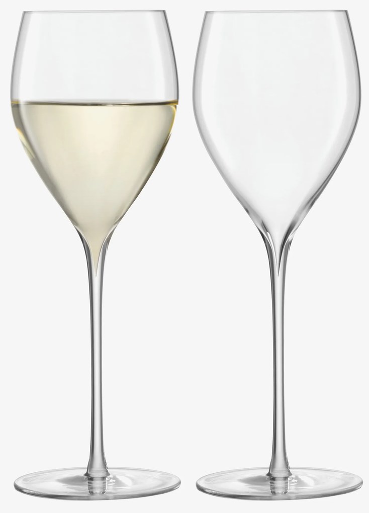LSA International Savoy fehérboros pohár 360 ml átlátszó, 2 db - LSA nemzetközi