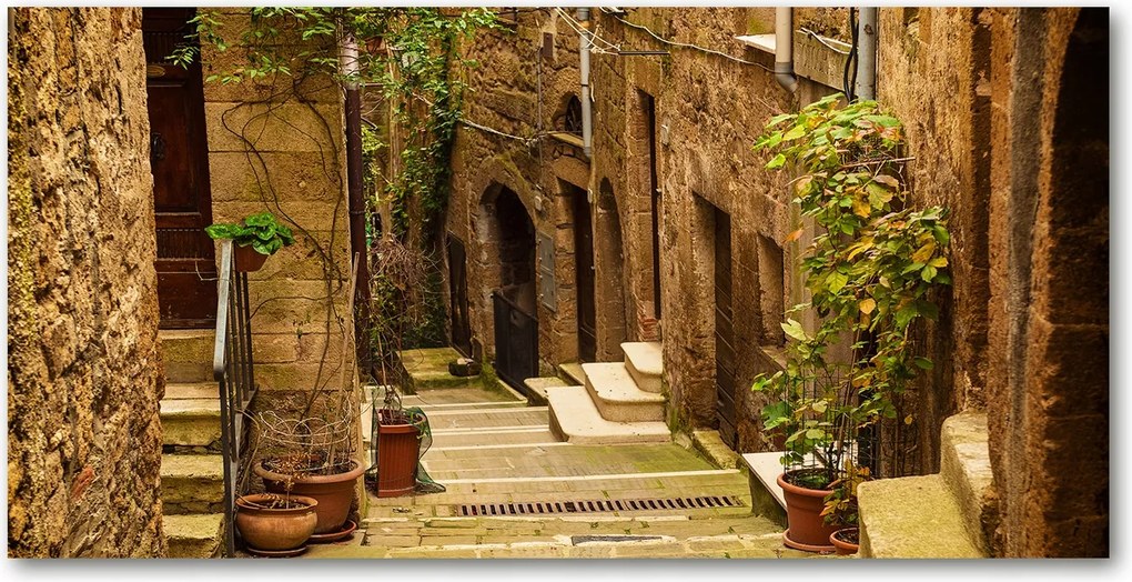 Fotótapéta üvegfalra Olasz utcák 140x70