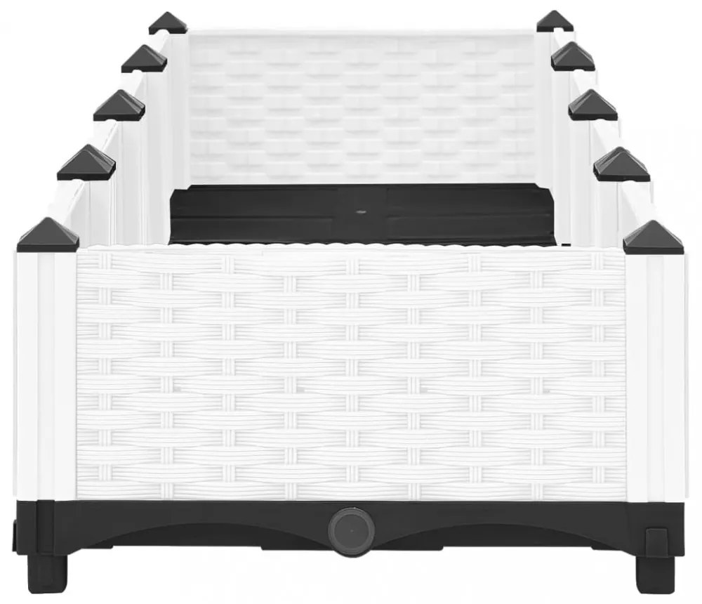vidaXL polipropilén magaságyás 160 x 40 x 23 cm