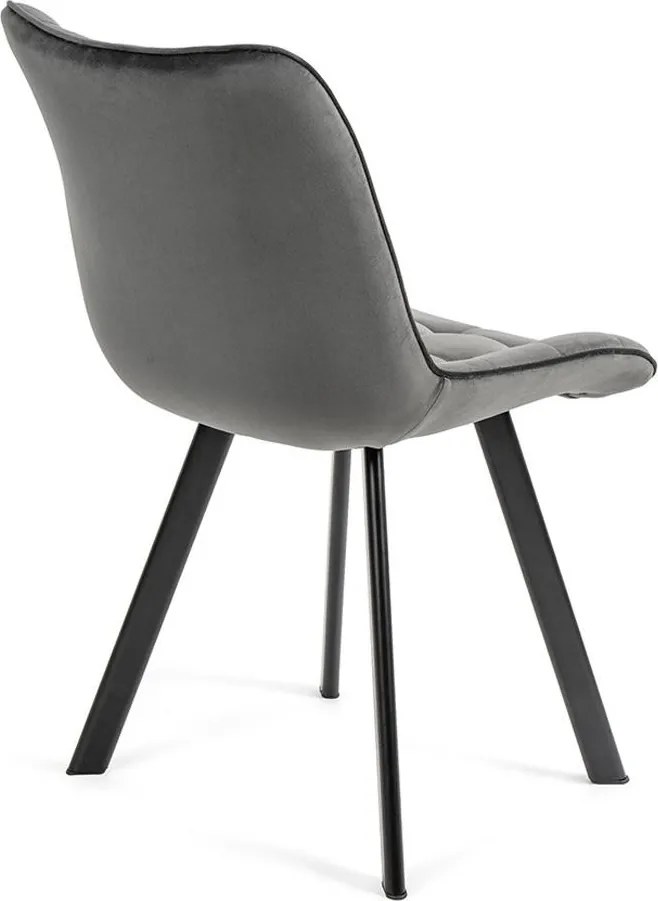 AVENBERG NOLA Étkezőszék szett - 4db, szürke