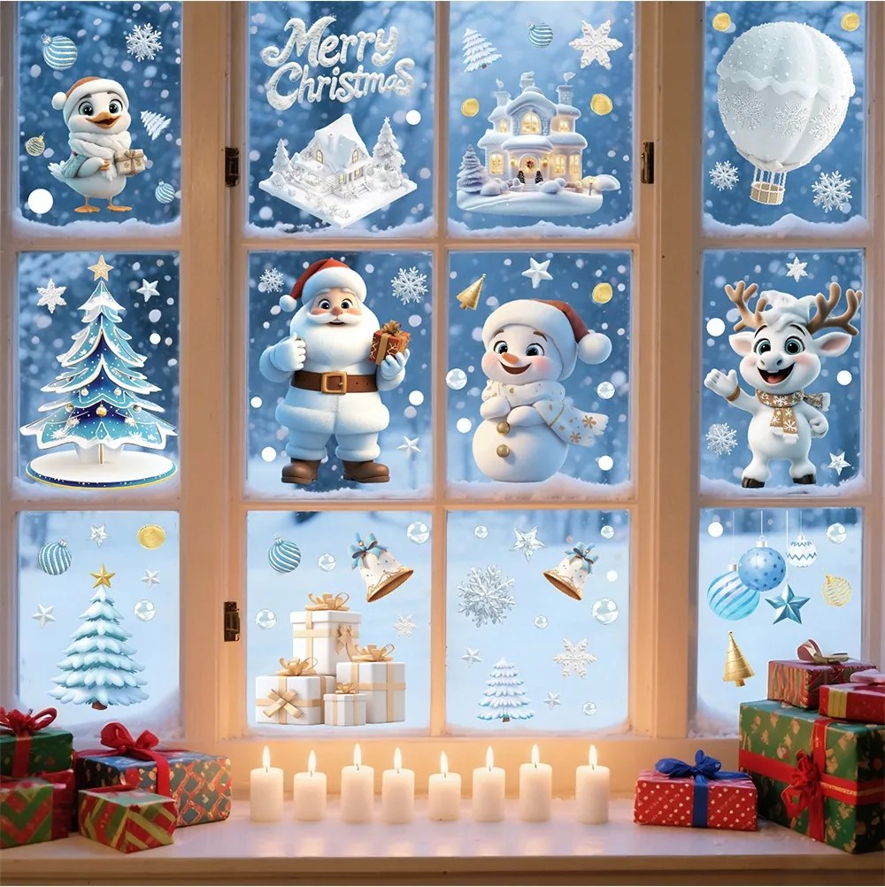 Ablak Matricák Üveg Karácsonyi Díszek Ablak Üveg Karácsony