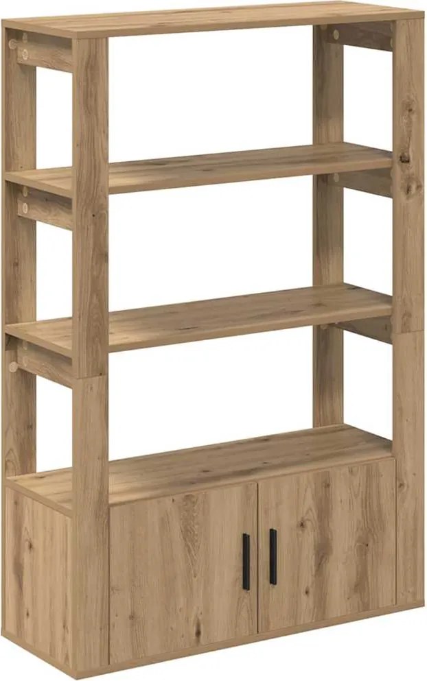 vidaXL Széf kézműves tölgy 30 x 80 x 119.5 cm Faanyag