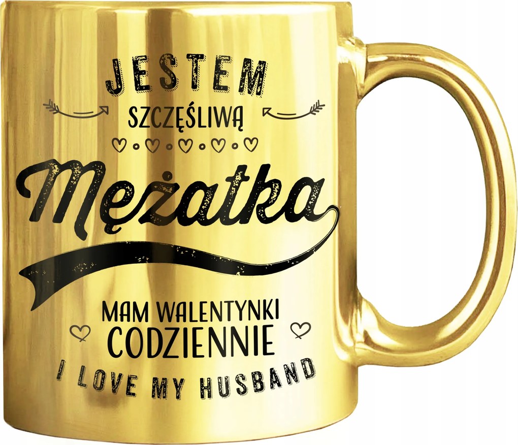 Arany Bögre Boldog Férjezett Valentin Nap Napi Ajándék Nőknek