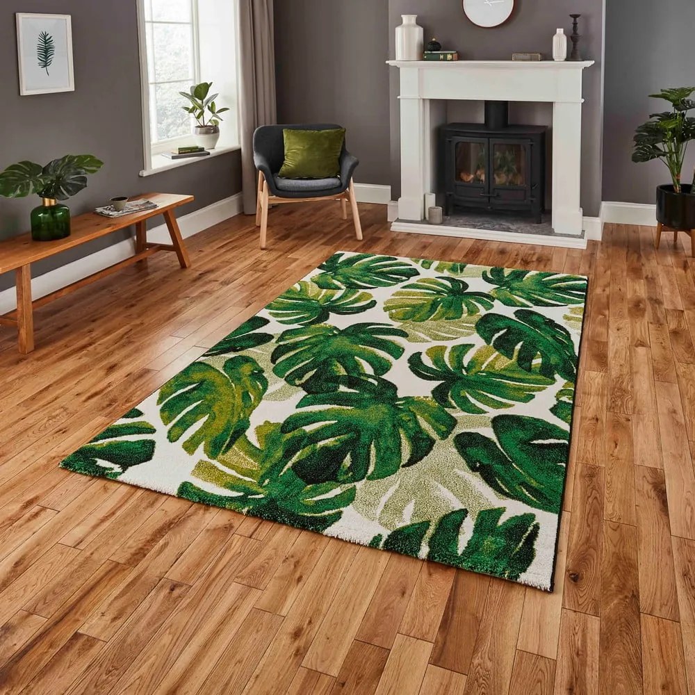 Sötétzöld szőnyeg 80x150 cm Havana – Think Rugs