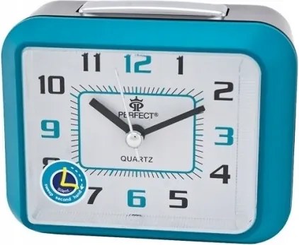 Kvarc ébresztőóra Perfect T1011S Türkizkék