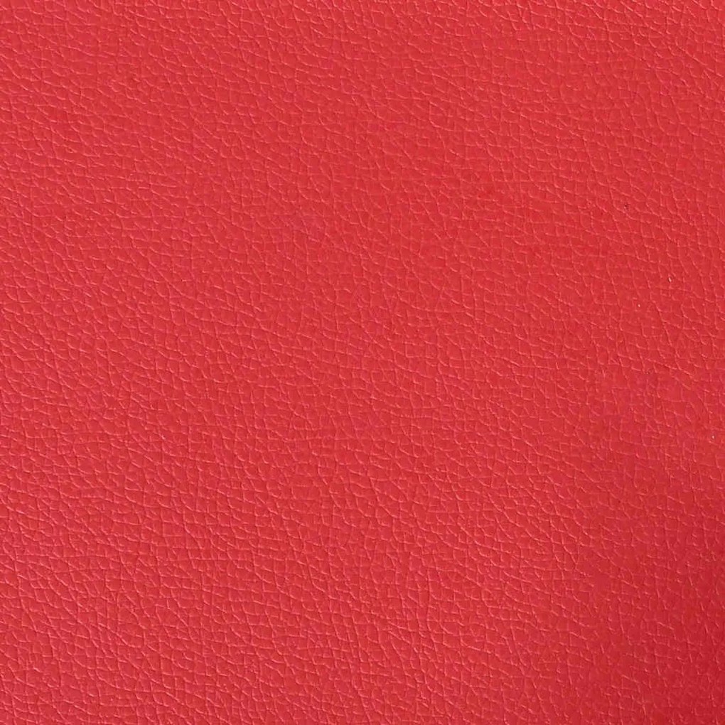 Kerekes Étkező Székek 2 pcs Piros 58 x 65 x 98 cm Műbőr