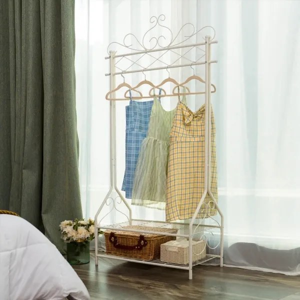 LINEA álló ruhafogas, fehér