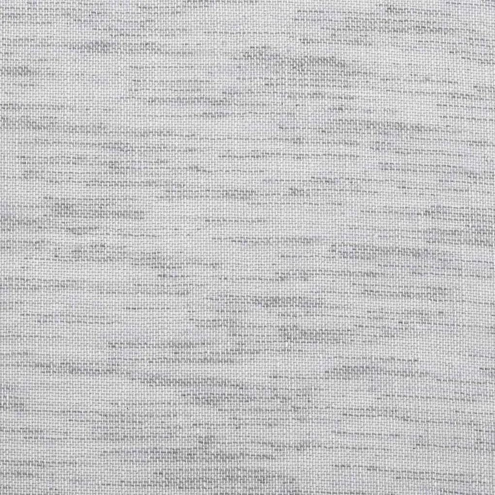 Függönyök függönyökkel 2 pcs Világosszürke 140x140cm Poliészter