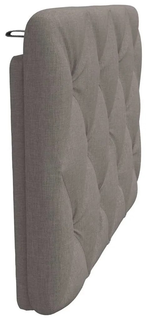 tópszínű szövet fejtámla párna 90 cm