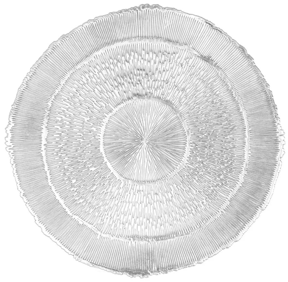 Tányéralátét ezüst színben, ⌀ 38 cm - Tiseco Home Studio
