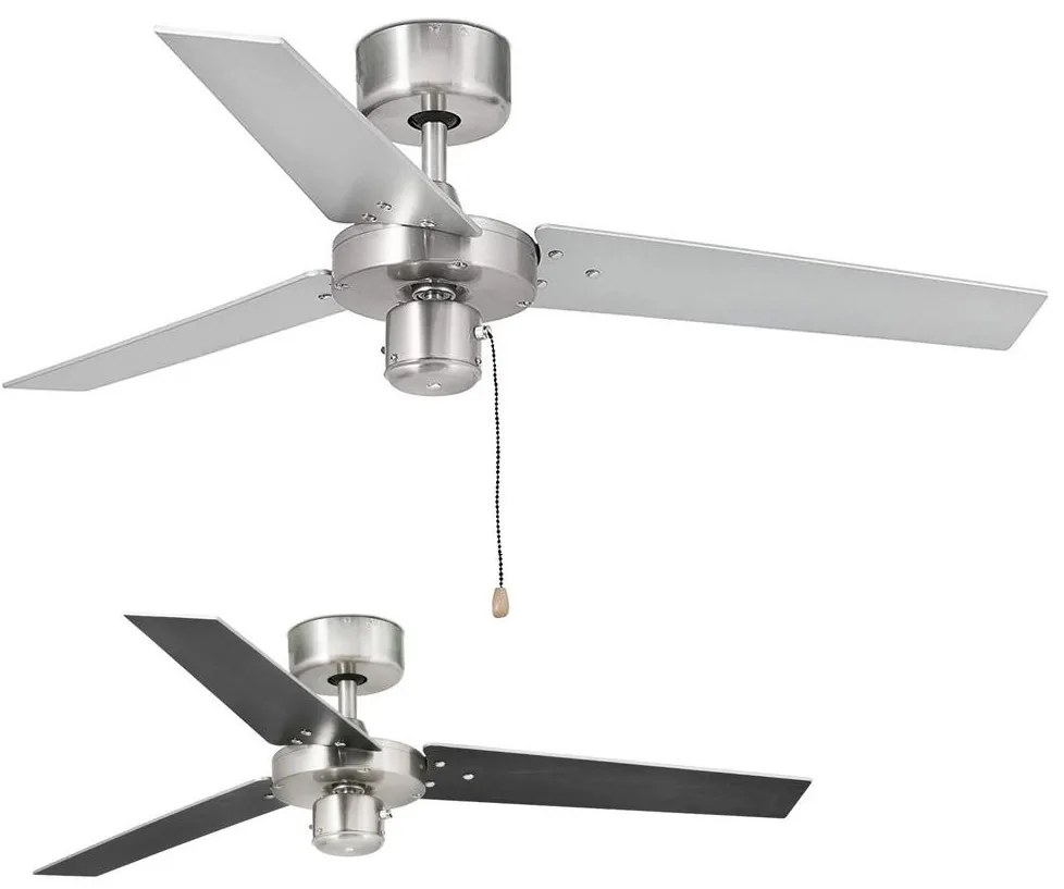 FARO Barcelona FARO 33611 - Mennyezeti ventilátor FACTORY króm FA33611