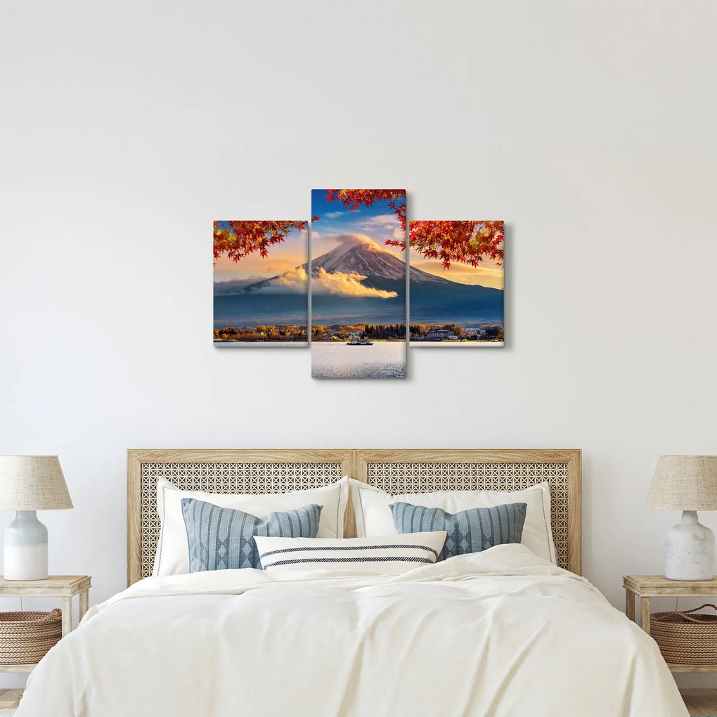 Kép - japán, Fuji hegy (90x60 cm)