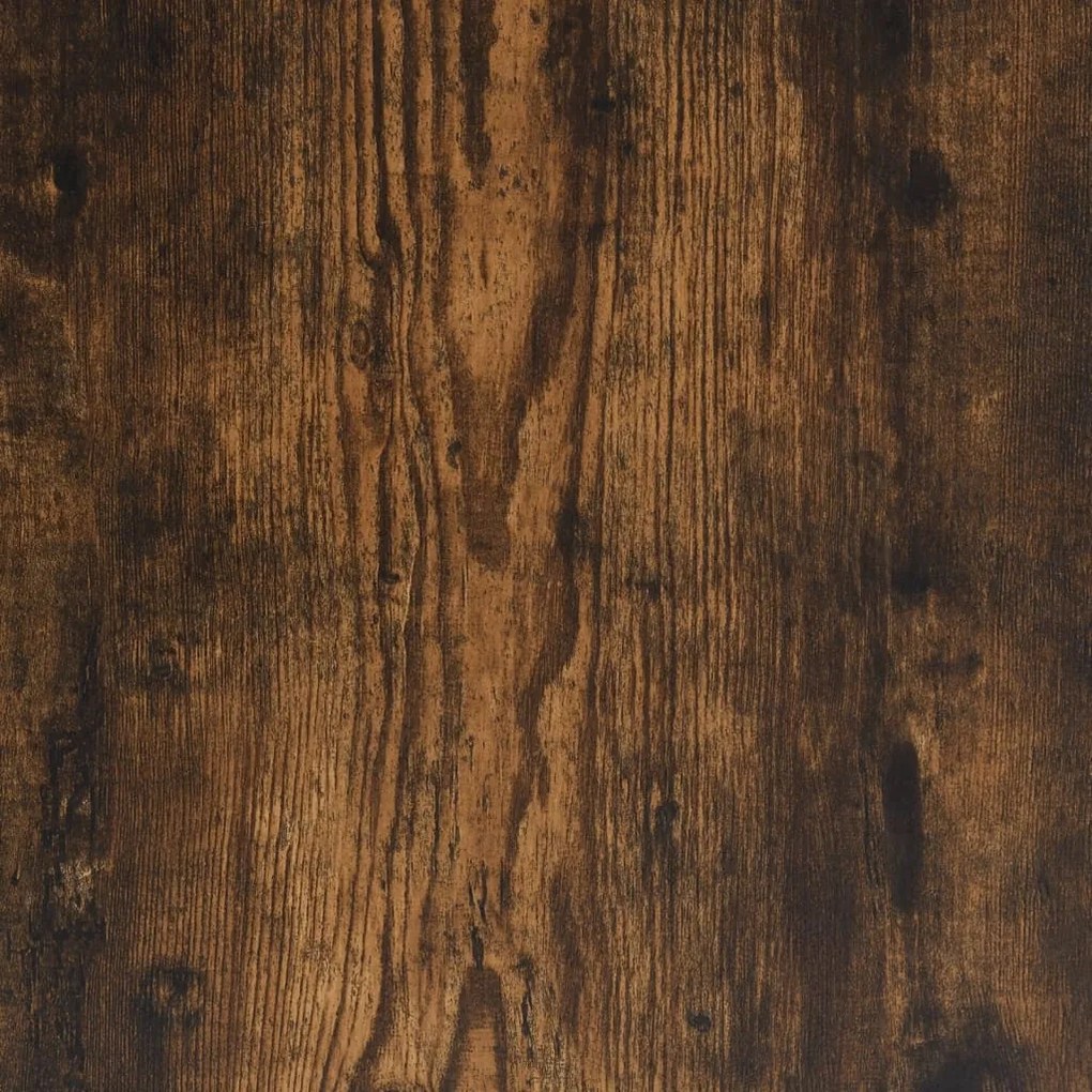füstös tölgy színű szerelt fa fali polc 159 x 18 x 65 cm