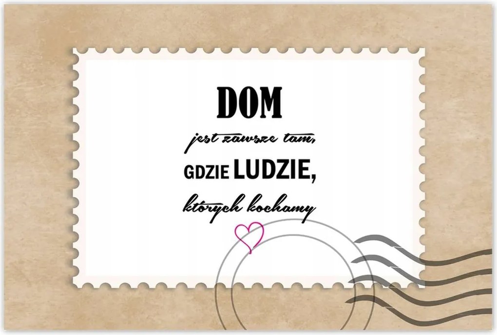 Poszterek 120x80 A ház ott van, ahol az emberek