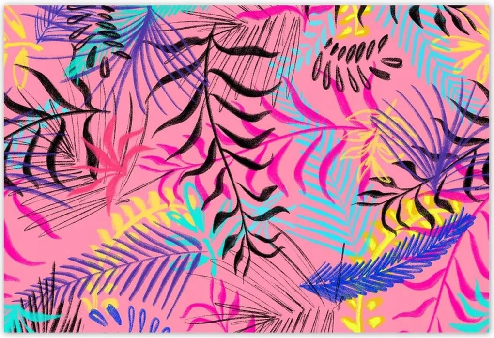 Poszterek 200x135 Rózsaszín kompozíció Virágok