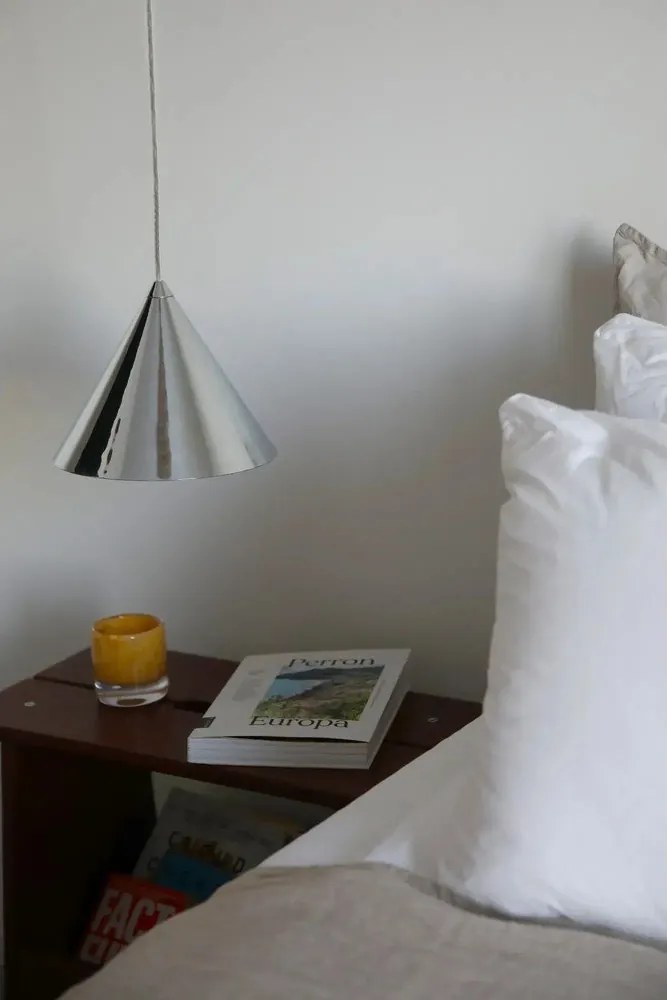 Ezüstszínű fém függőlámpa fém búrával ø 19 cm Tip – Markslöjd