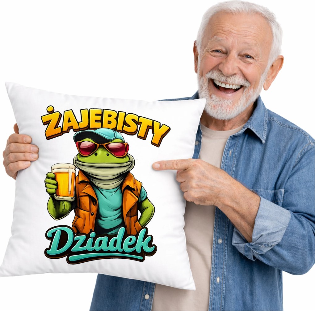 Párna Nagypapának Békás Nagypapa Ajándék Nagypapa Napjára