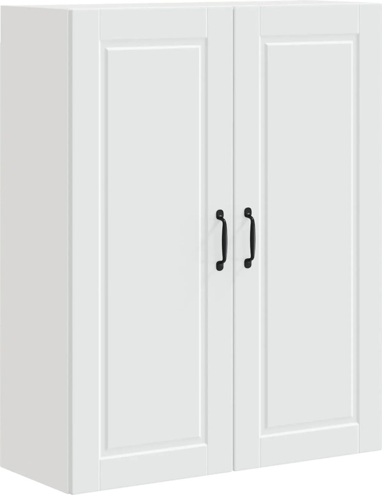 vidaXL Konyhaszekrény polcokkal ajtóval Fehér 80 x 31 x 100 cm Faanyag