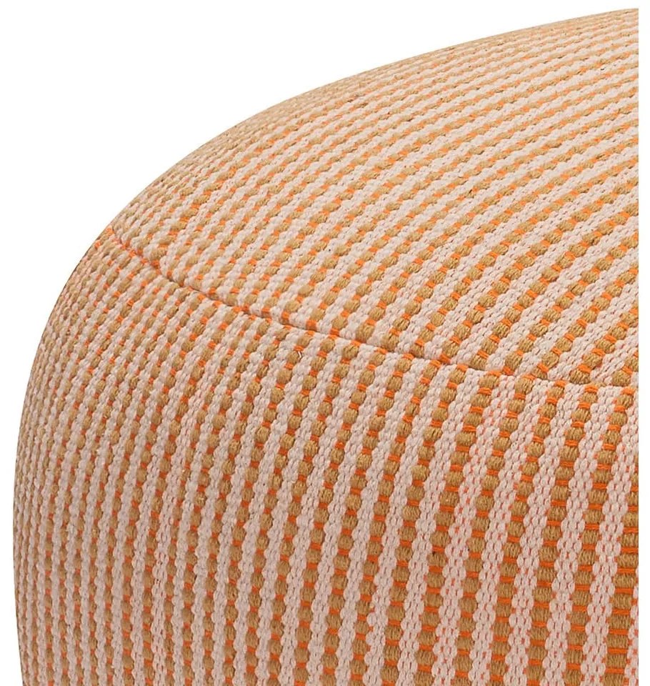 Narancssárga puff Mochi – Hübsch