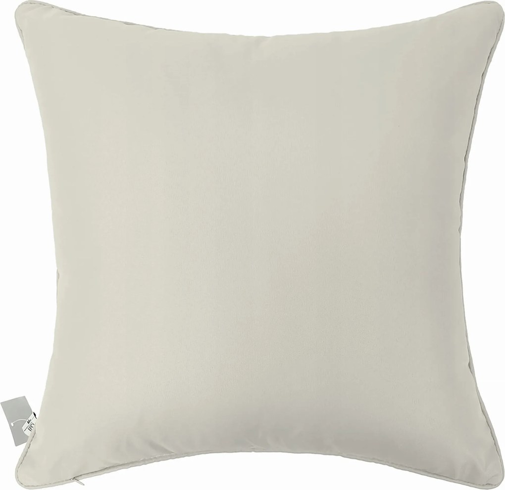 Gaia vízálló díszpárnahuzat 50x50 kerti, szürke