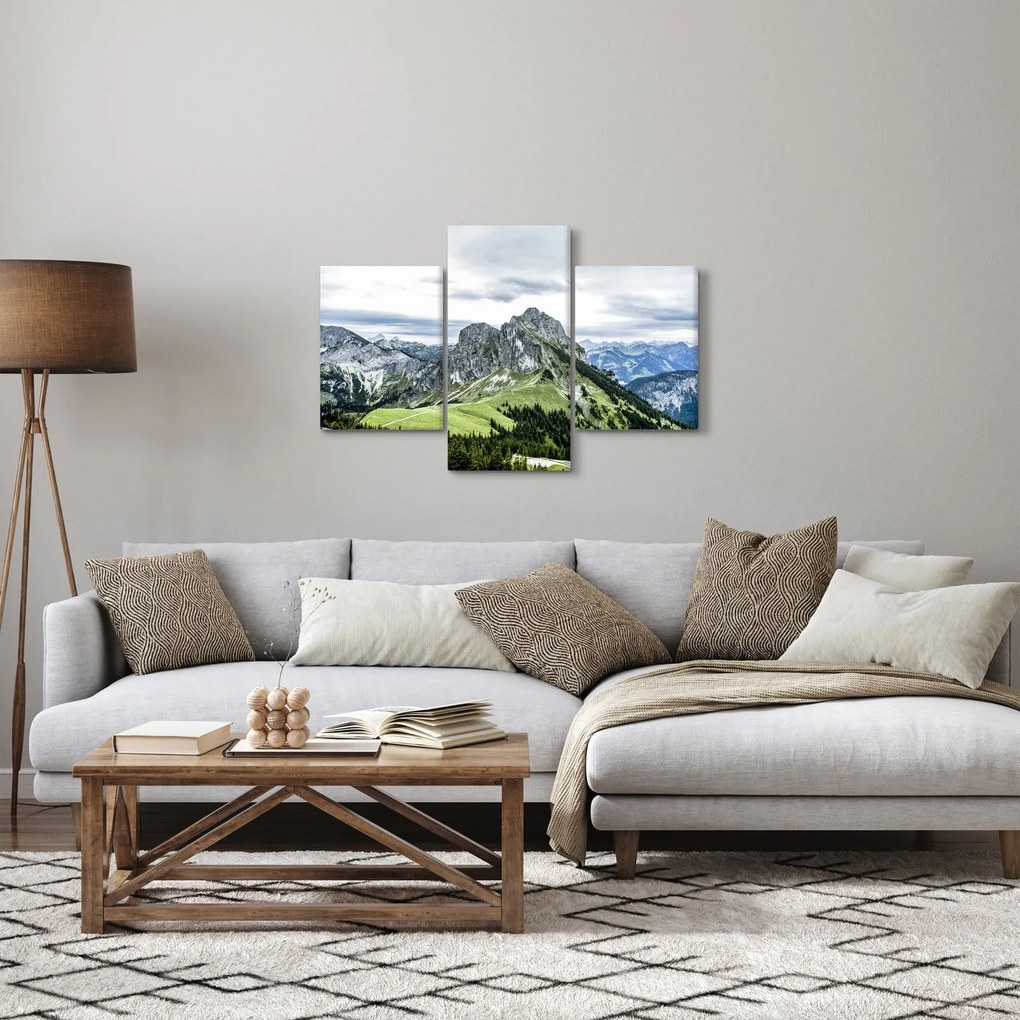 Kép - hegycsúcsok (90x60 cm)