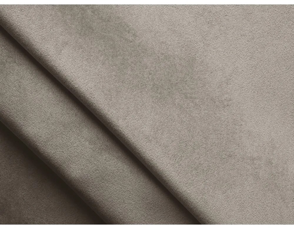 Bézs bársony moduláris kanapé 285 cm Lokua – Makamii