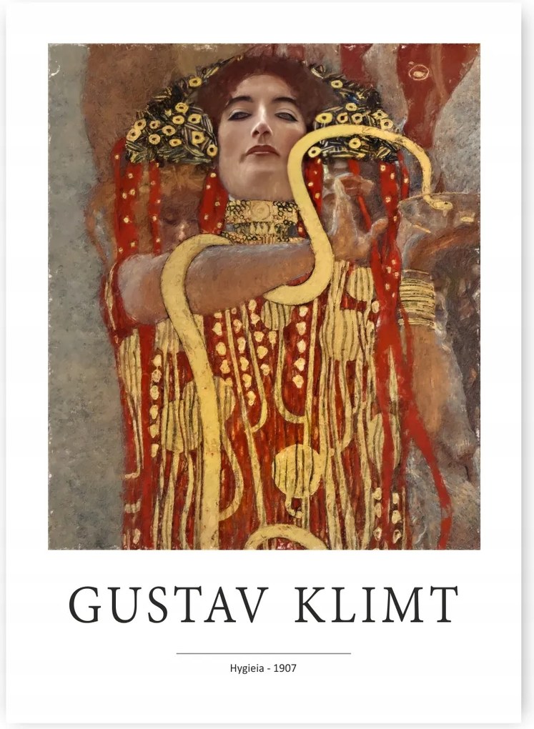 Gustav Klimt Hygieia Plakát 21x30 cm kép #264