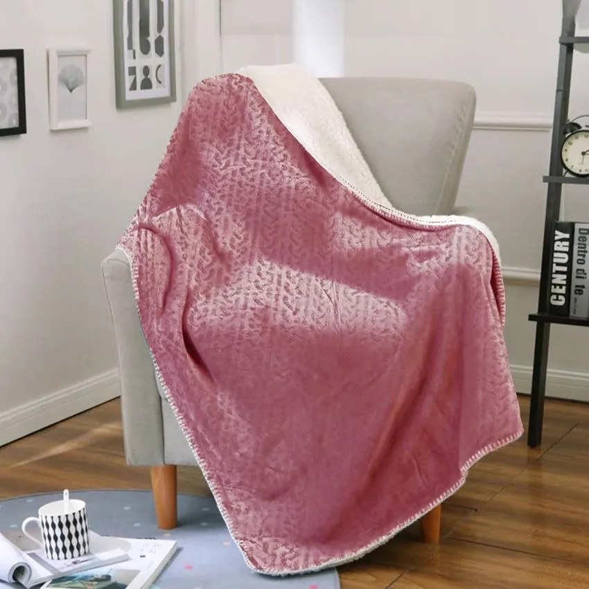 Takaró DeLuxe pulóver bárányporral Méret takaró-takaró: 200x230 cm