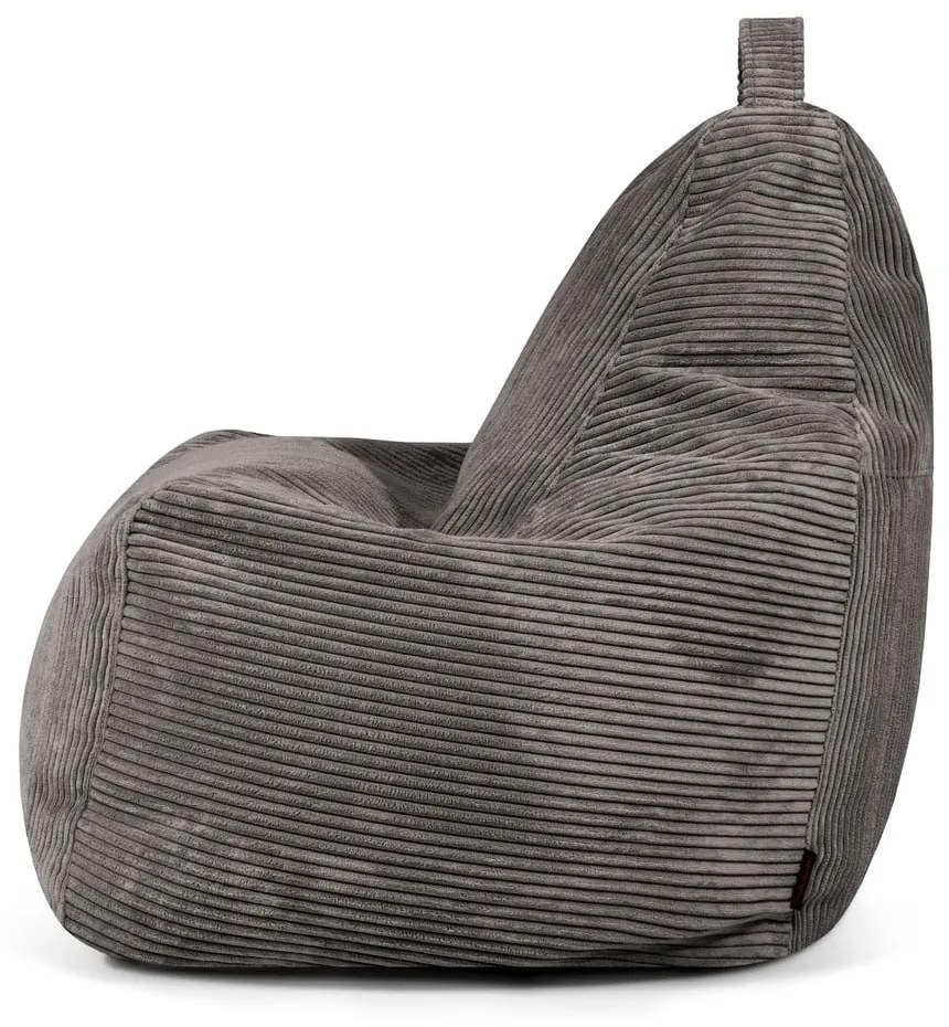 Kék kordbársony babzsákfotel Play Amuse – SLOWDOWN