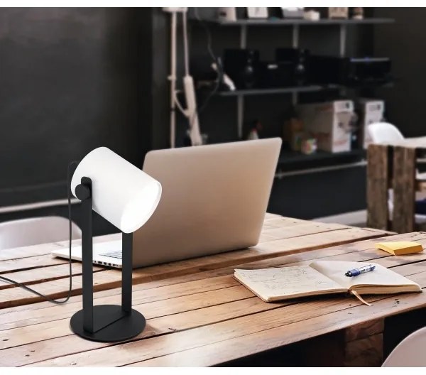 Eglo 43428 - Asztali lámpa HORNWOOD 1 1xE27/28W/230V