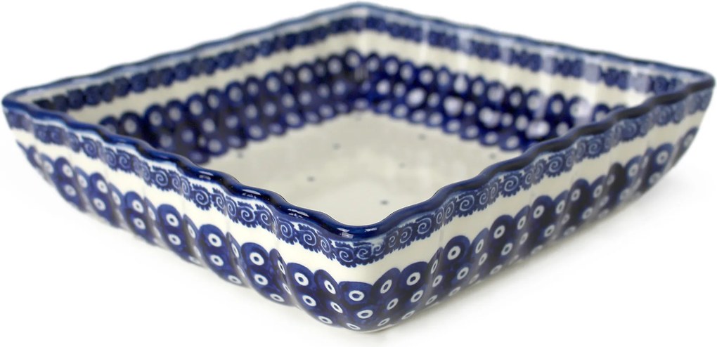 Hőálló sütőedény 22 cm hagyományos mintás Boleszláv K5