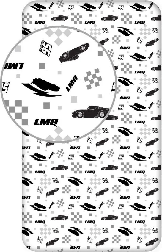 Disney Verdák LMQ gumis lepedő 90x200 cm