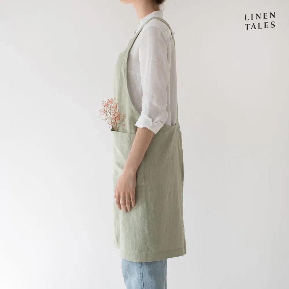 Len kötény Crossback – Linen Tales