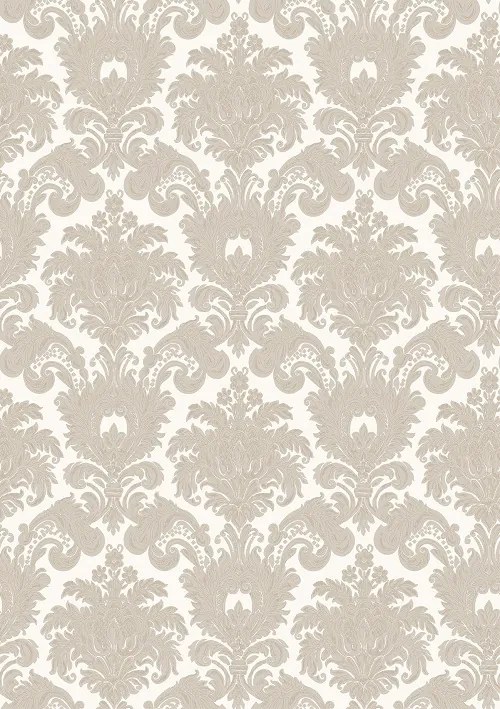 Parato Cristiana Masi The Best Classic & Elegant Allegro bézs-fehér neobarokk vlies tapéta – 23613