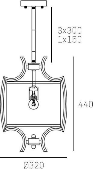 COSMOLIGHT P01039NI-WH FARO Ernyős Függesztett Lámpa Fehér, Nikkel E27 IP20