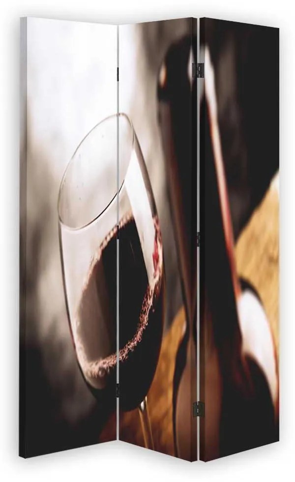 Gario Paraván Egy pohár száraz bor Méret: 145 x 170 cm, Kivitelezés: Forgó paraván 360°