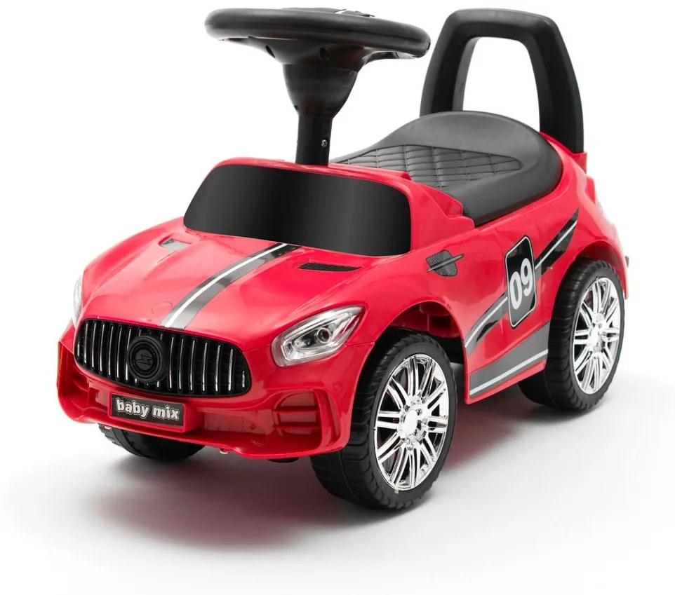 Zenélő bébitaxi Baby Mix RACER piros