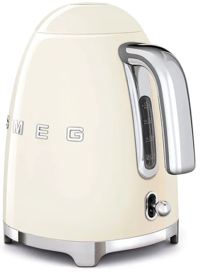 50's Retro Style krémfehér vízforraló - SMEG