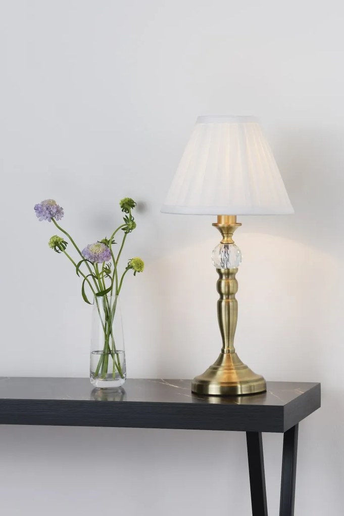 Dar Lighting glamour asztali lámpa beau antik sárgaréz darbea4075