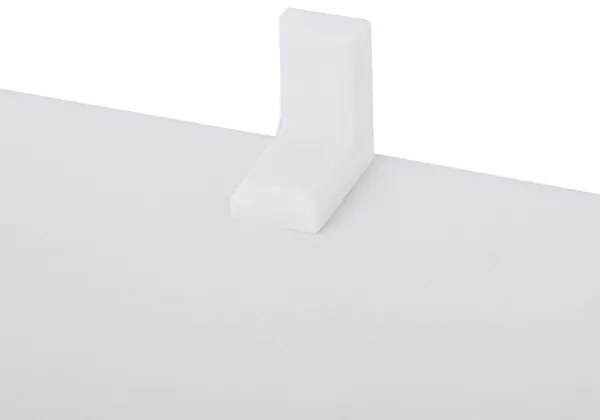 LIVARO fehér könyvszekrény