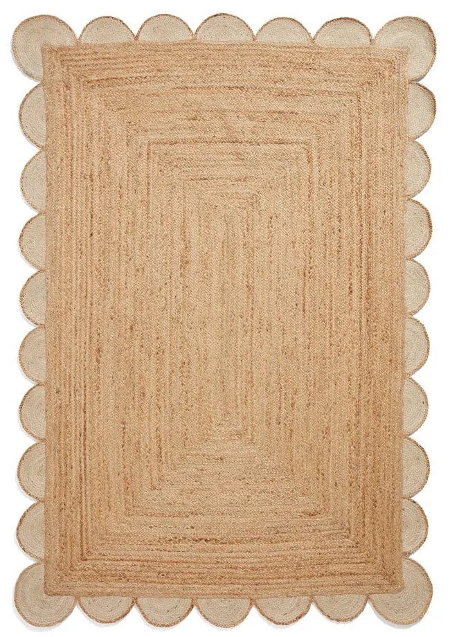 Natúr színű juta szőnyeg 160x230 cm Savannah Jute – Think Rugs