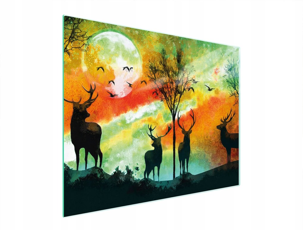 Üveg Vágódeszka 52x40 Szarvas Edzett Üveg