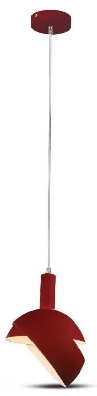 Csillár zsinóron 1xE14/60W/230V piros