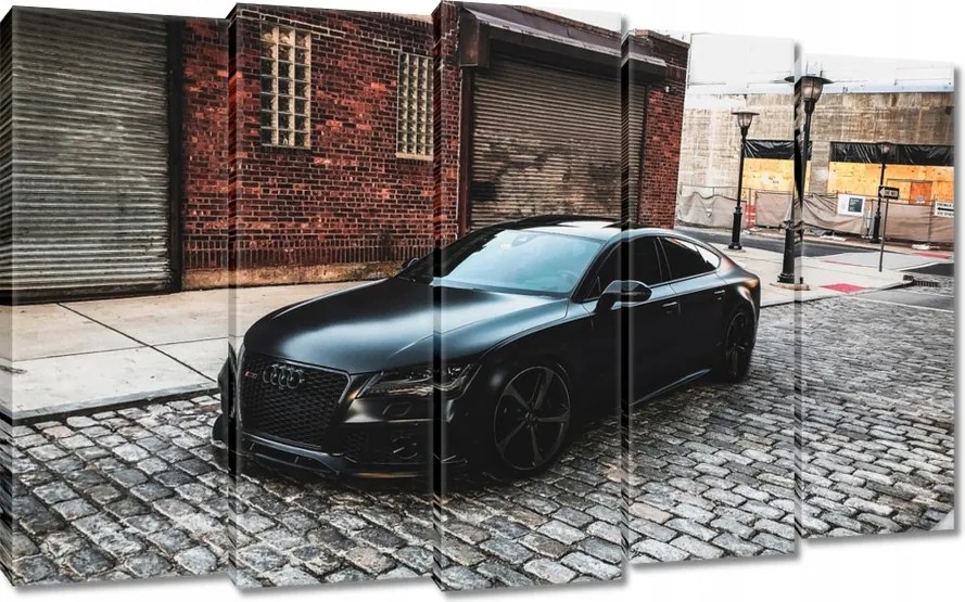 Vászonkép 150x95 Fekete Audi Rs