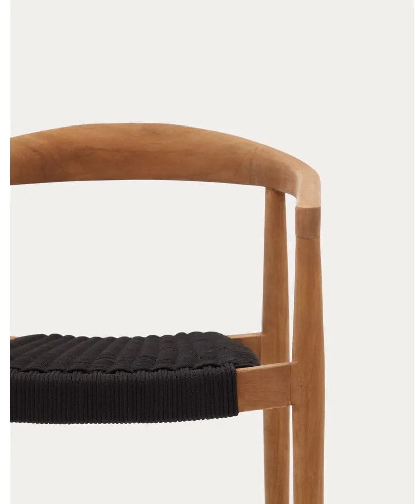 Natúr színű tömörfa kerti szék szett 4 db-os Ydalia – Kave Home