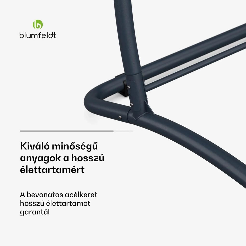 Blumfeldt SwayStation Arch függőágy keret, korrózióálló, időjárásálló, beltéri/kültéri felhasználás, 100 Kg-ig